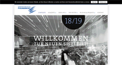 Desktop Screenshot of nwd-philharmonie.de