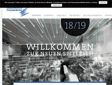 Tablet Screenshot of nwd-philharmonie.de